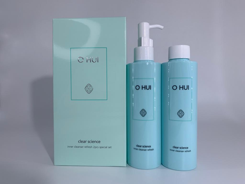 O HUI Clear Science Inner Cleanser Refresh Set